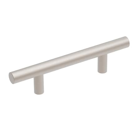 Heritage Designs Contemporary Bar Pull 3 Inch Center to Center Satin Nickel Finish, 10PK R077744SNX10B